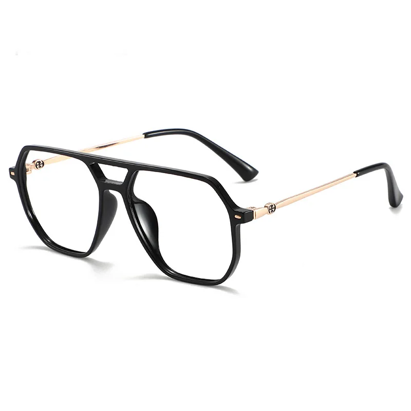 TR90 Vintage Anti Blue Light Blocking Computer Square Glasses Men Women Fashion Gaming Eyewear with Anti-Eyestrain Eyeglasses