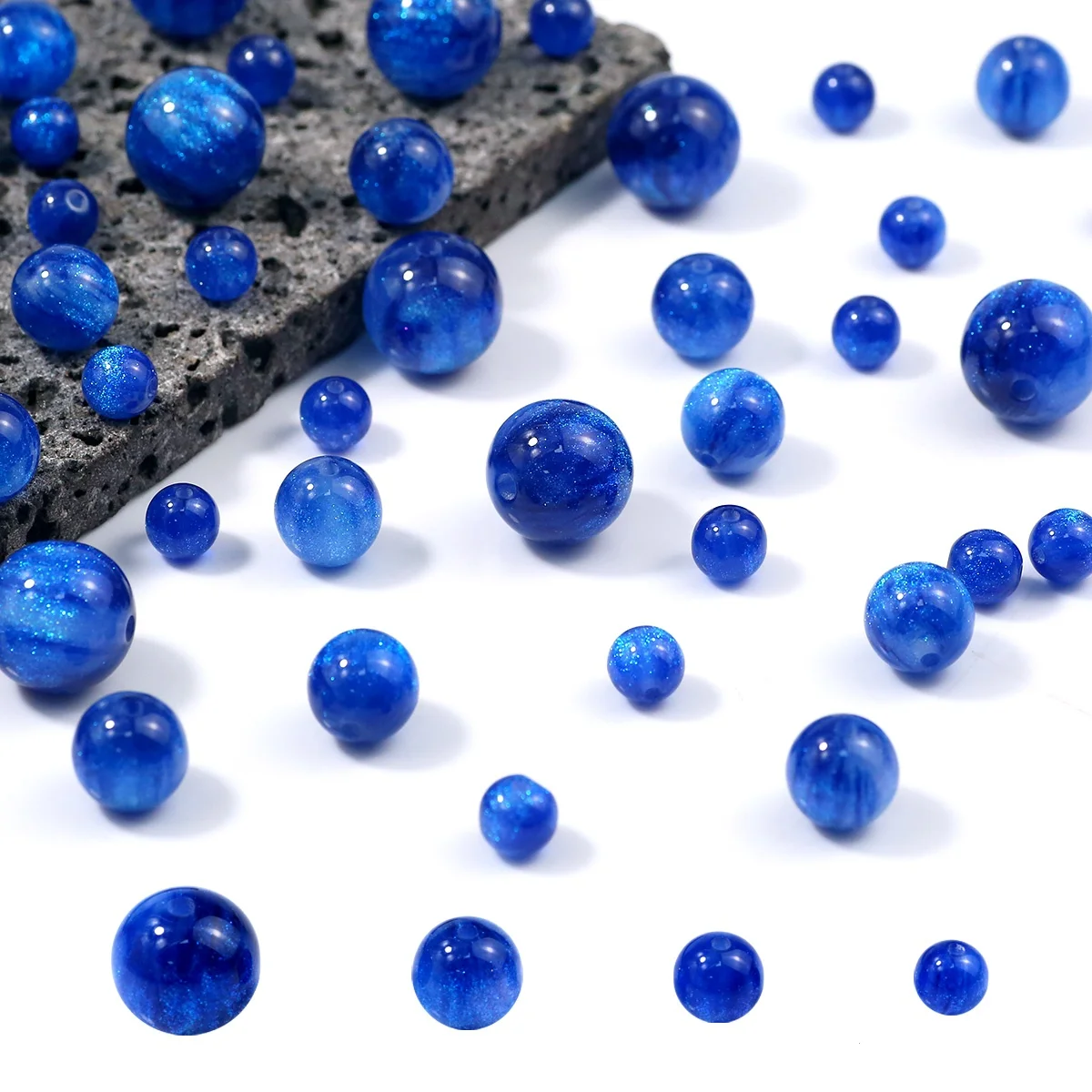 8-16mm Gradient Shiny Starry Star Bead Mehrfarbige Acryl Spacer Lose Perlen Für Schmuck Machen Armband DIY Schlüsselbund zubehör