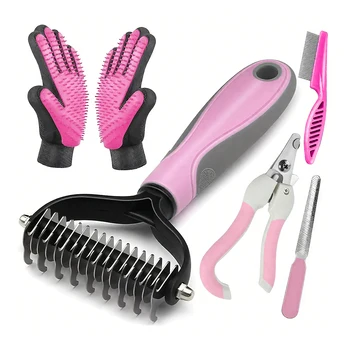 Pet Deshedding Brush Set 1