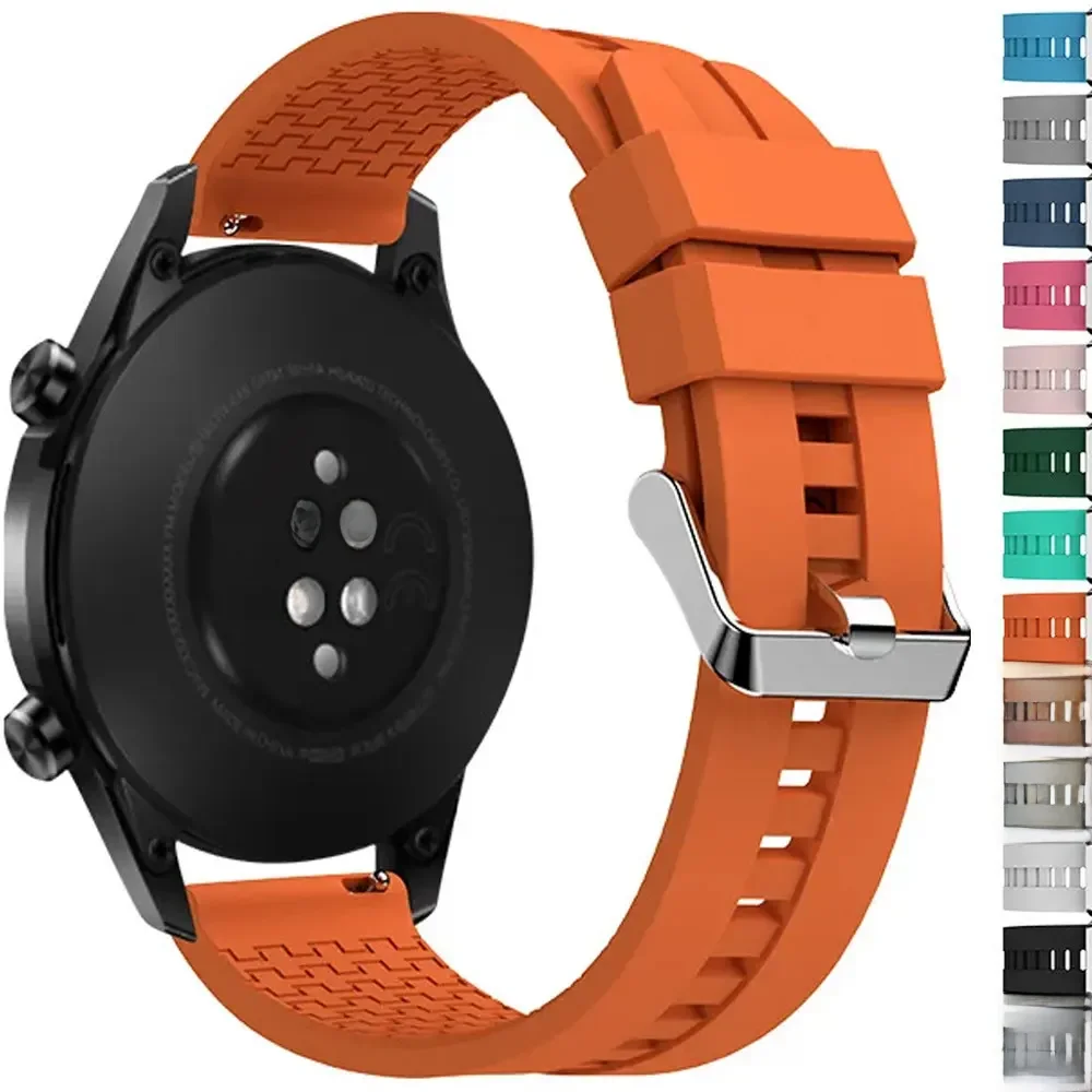 20mm 22mm silikonowy pasek do zegarka Samsung Galaxy 4 5 pro/classic/Active 2 46/42/40/44 mm pasek huawei watch gt 2-2e-pro bransoletka — Zdjęcie 2 z 2