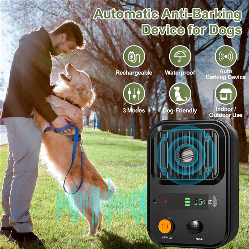 Pets Supplies Portable Outdoor Anti-dog Bite High Power Strong Anti Barking Ultrasonic Electronic Dog Repeller