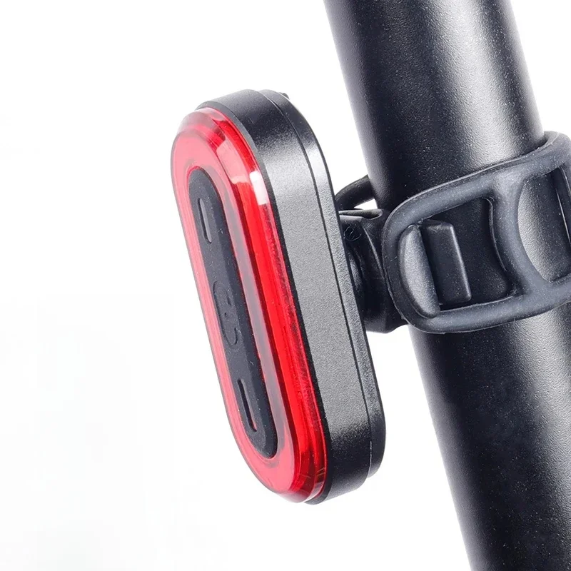 AliExpress DEEMOUNT Deemount USB Bike Tail Lamp USB Charge Warning Safety Lantern Oval-shaped 30 LED chips COB Bicycle Tail Light Tailight