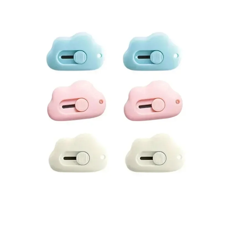 

Cute Rabbit Cloud Mini Pocket Knife Portable Art Paper Cutter Student Office Stationery Razor Knife