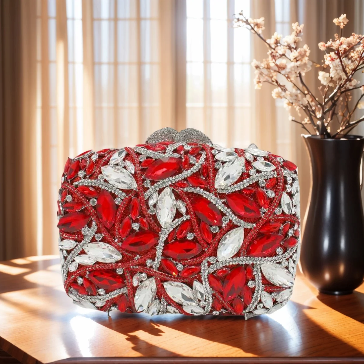 

Роскошная женская вечерняя сумка с кристаллами, блестящий свадебный кошелек со стразами, клатч с бриллиантами для коктейльного банкета