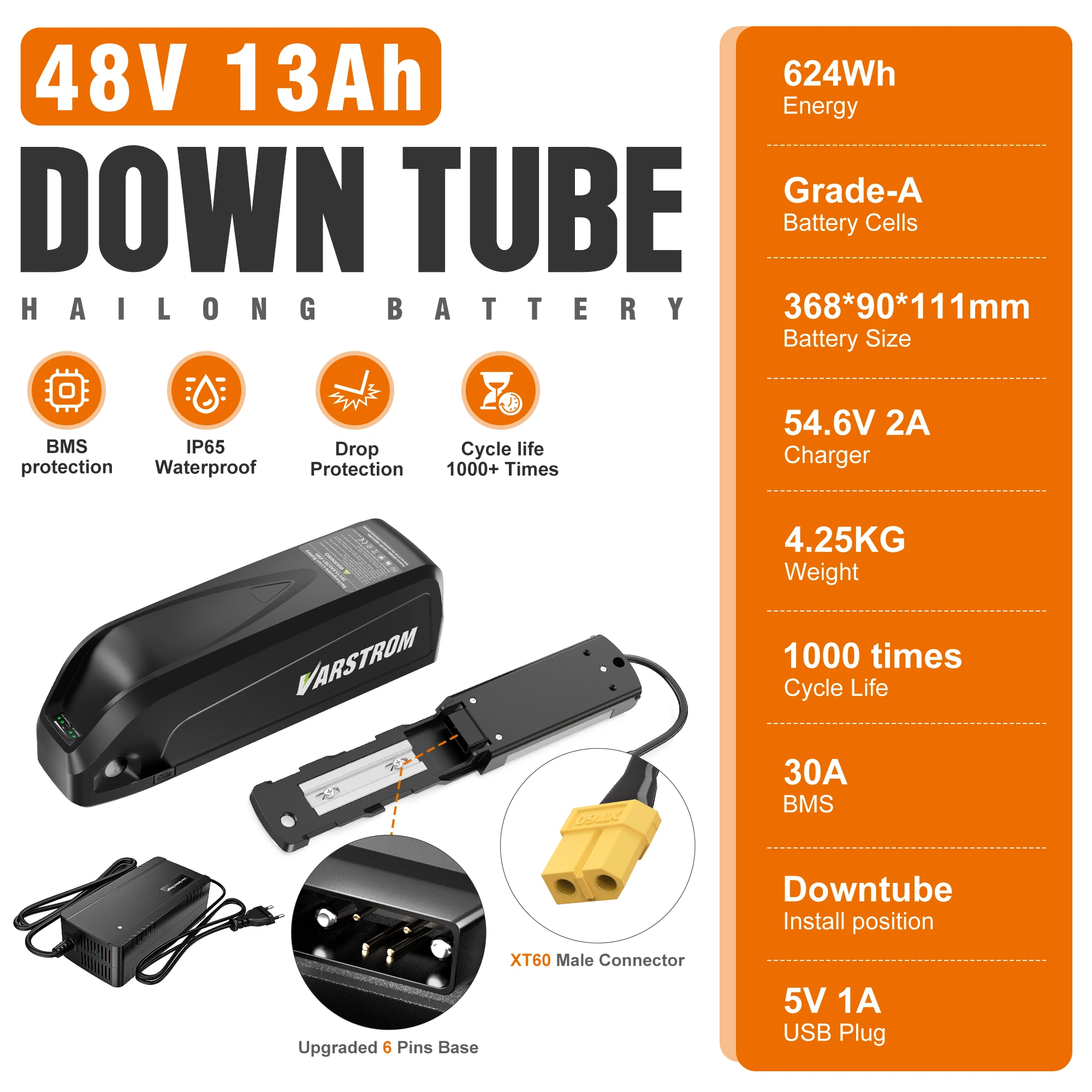 TONGSHENG TSDZ16 48V 1000W Elektrische Fiets Mid-Drive Motor Ombouwset Voor BB Maat 68-73mm eMTB Mountainbike 60KM/H Snelheid