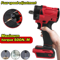 Brushless Cordless Electric Wrench 1/2 Car Truck Repair Screwdriver Impact Drill Rechargable 18/20V Milwaukee Battery Power Tool