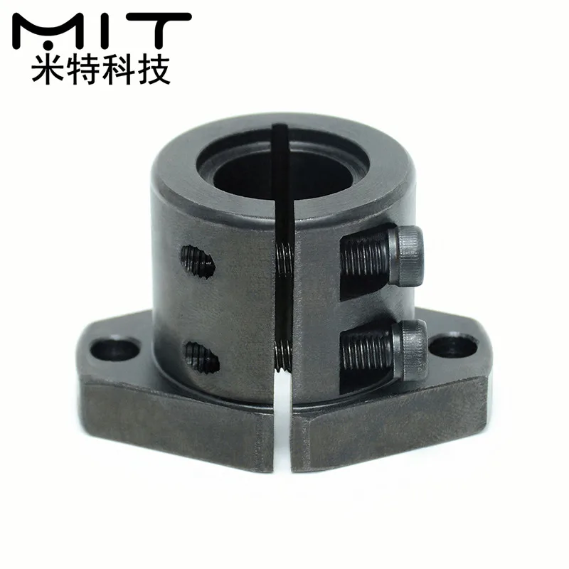 Shaft Supports  Flanged Slit with Long Sleeve 12 15  16 20 25 30 35 40 50 images - 6