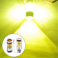 Car Fog Light Bulbs H3 Led Yellow Fog Light Bulbs 4300K 100W 1500LM Super High Brightness DRL Auto Leds Light
