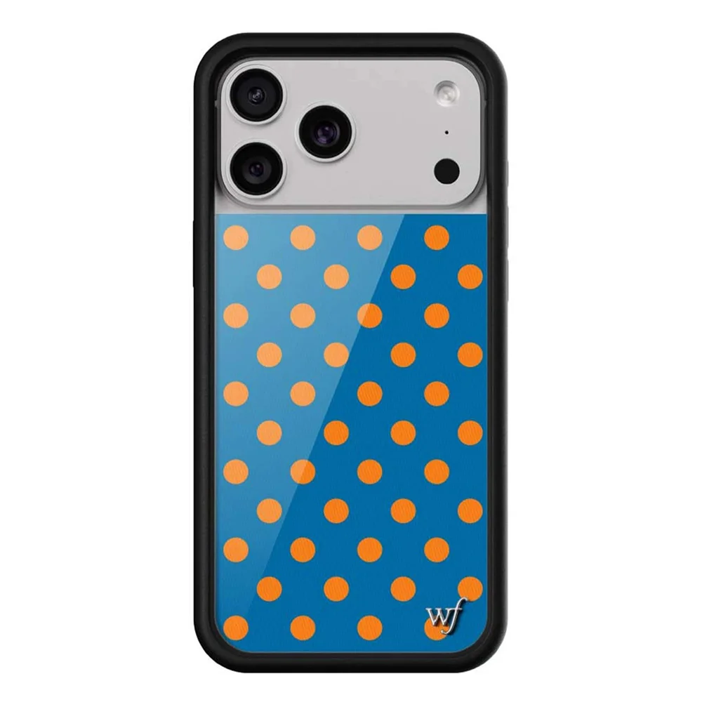 New Wildflower INS Cherry Strawberry Polka Dot Phone Case for 17 16 15 14 13 12 Pro Max 16 Plus 15 pro 3D WF Cute Cartoon Cover