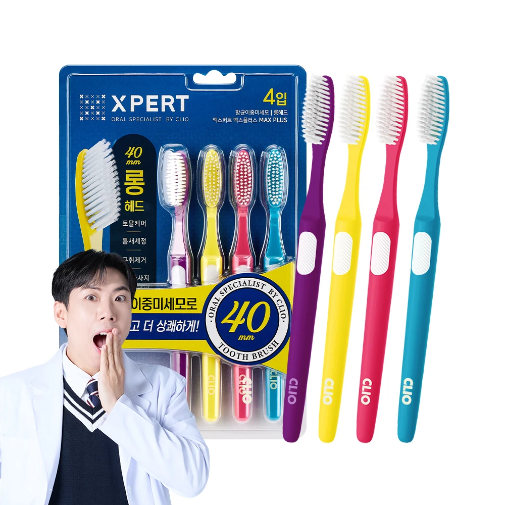 4 mouth of the Krio Xpert Max Plus Antibacterial Toothbrush