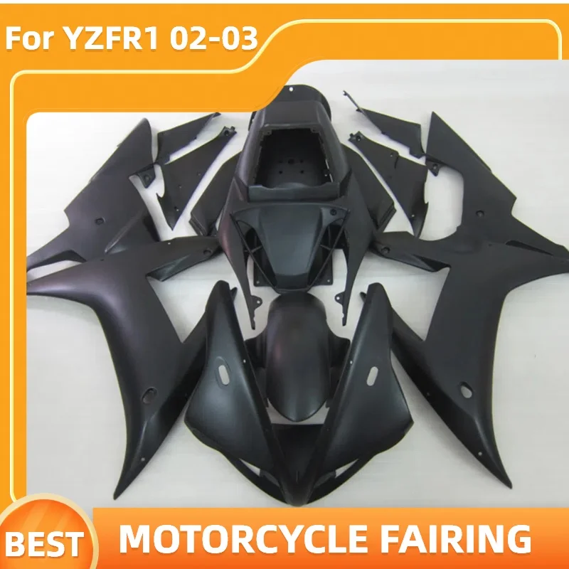 

Painted Whole Fairings Kit for 2002 2003 YZFR1 02-03 YZF-R1 100% Fit Injection ABS Plastic High Grade Aftermarket Bodywork Black