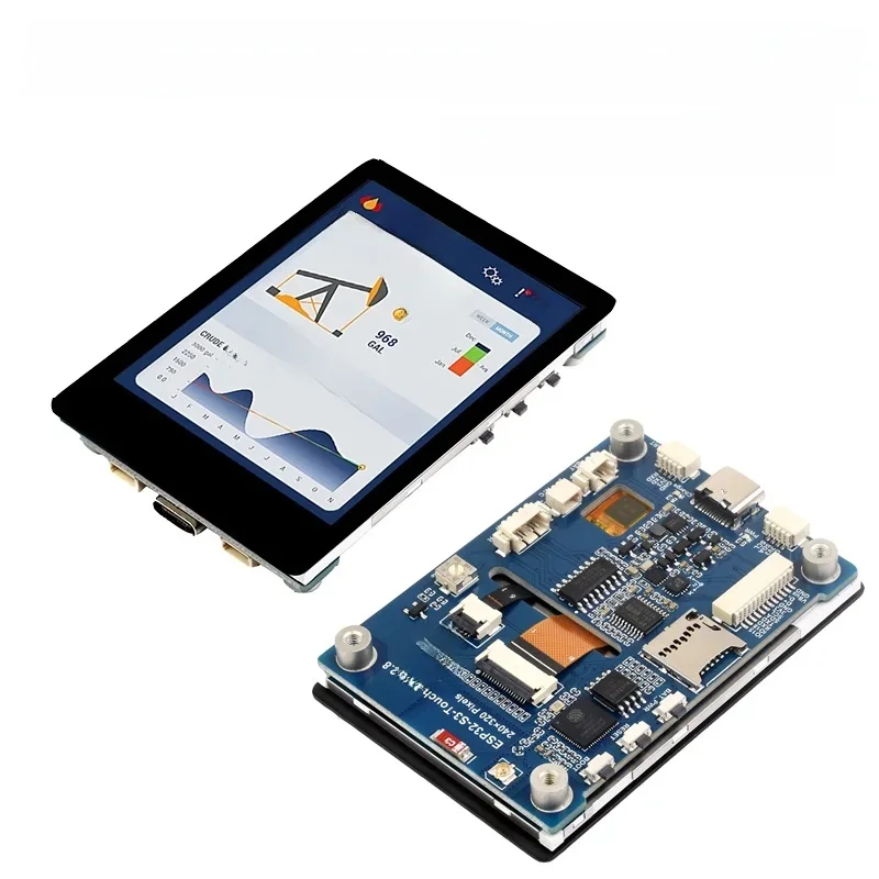 Waveshare ESP32-S3 2,8-calowa płytka rozwojowa z ekranem dotykowym IPS 5-punktowy wyświetlacz dotykowy 240x320 obsługa WiFi Bluetooth HMI/LVGL GUI — zdjęcie produktu 7