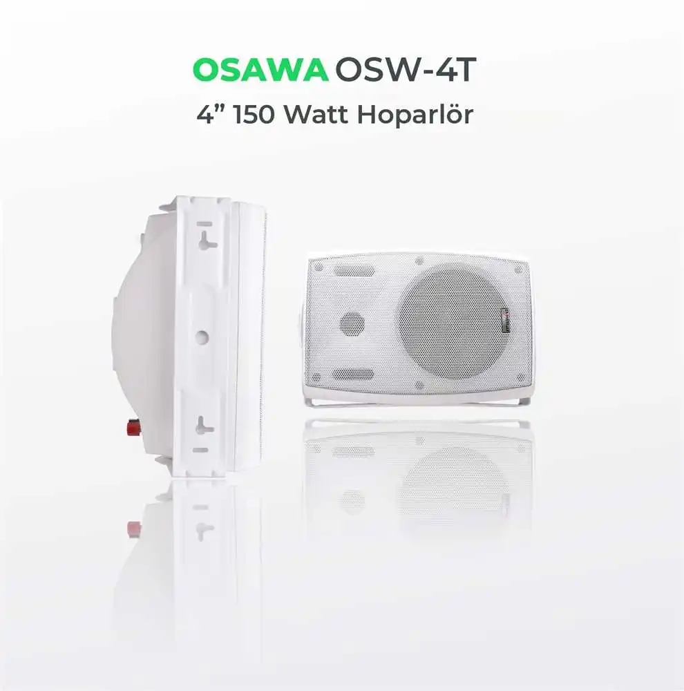 Osw-4t Wit Pijler Speaker Wandmontage Indoor