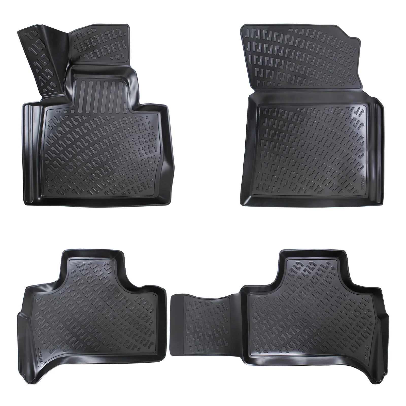 Floor Mats + Cargo Trunk Liner Fits Bmw X5 E53 1999-2006 Set - All Weather Maximum Coverage - Water Resistance