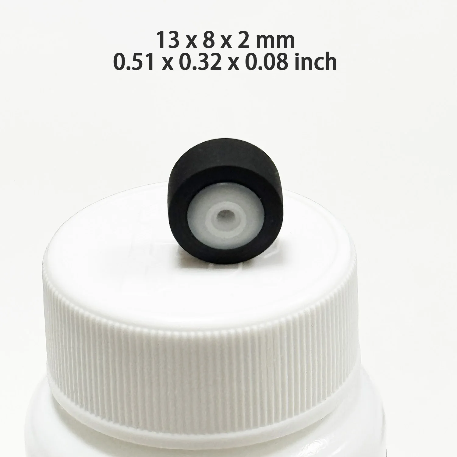 Pinch Roller Tire Rubber with Plastic Core Fits Sony TC-WR TC-WE Series TC-WRxxx TC-WExxx Cassette Deck 13 x 8 x 2 mm