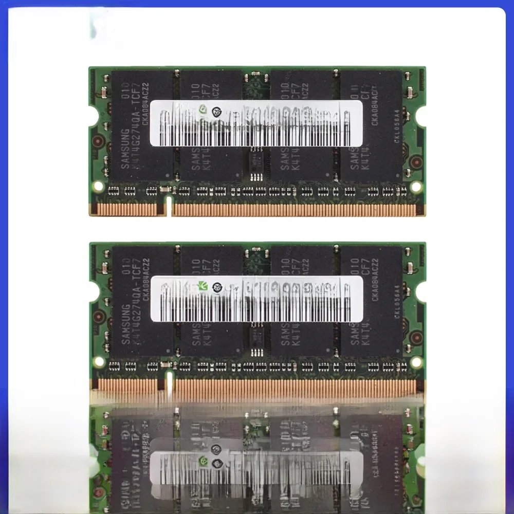 Samsung mémoire RAM DDR2 4GB 8GB 667MHz 800MHz ordinateur portable SODIMM mémoire PC2-5300 6400 RAM 200Pin 1.8V mémoire pour ordinateur portable double canal