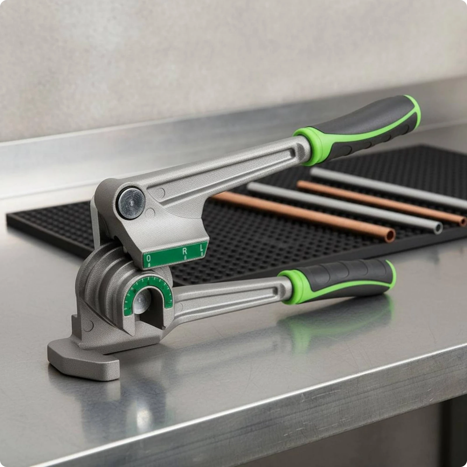 Aluminum Tube Bending Pliers 3-Function Copper Pipe Bender Bends Manual Tube Bender for Heating and Cooling Workers, Refrigerati