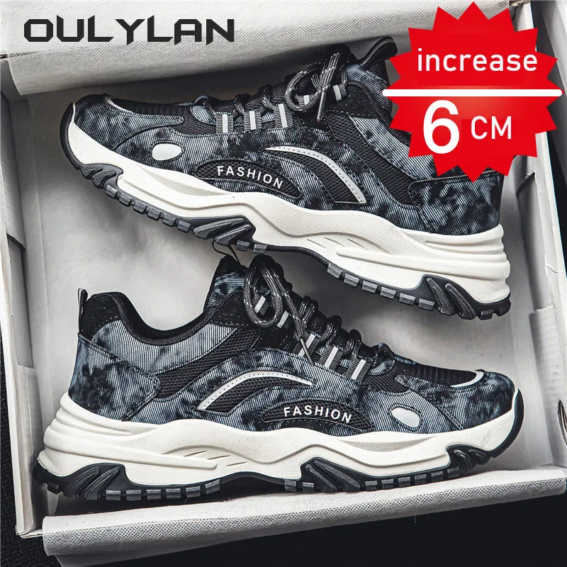 Oulylan 2024 New Sneaker Casual Running Shoes Outdoor Sports Sneakers Men Breathable Gym Training Athletic Designer