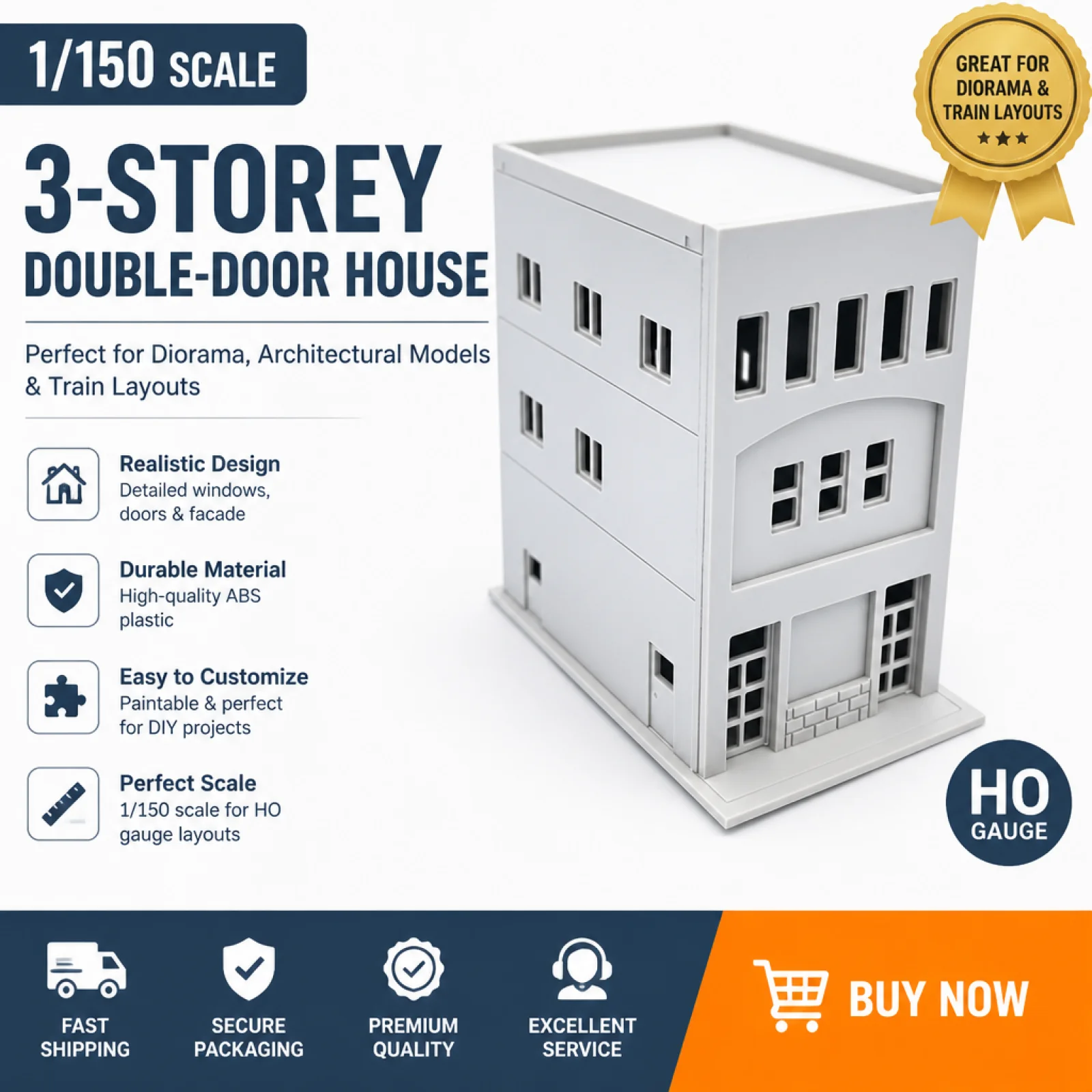 

Japanese Building Model Easy to Assemble N Scale Building Kit 1:160 Scale Scenery Set Highly Detailed Diorama Accessory
