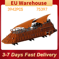 3942pieces Sail Barge Model Building Blocks Assembly Construction Brick Toy for Adults Kids Christmas Gift Compatible With 75397