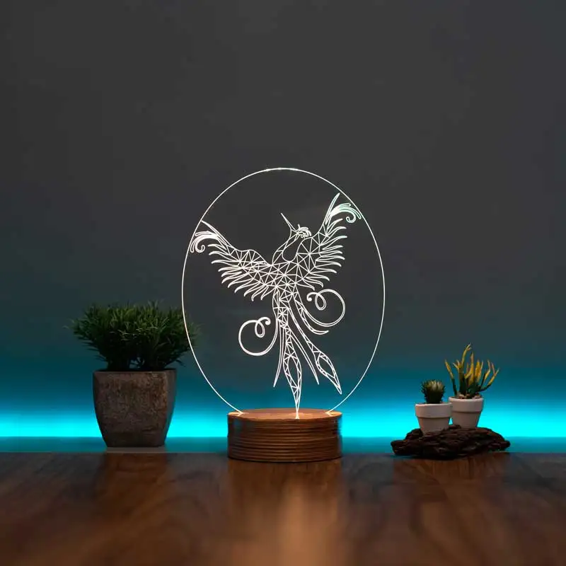 

Simurg Phoenix LED Table Lamp - Decorative Gift for Unique Illumination