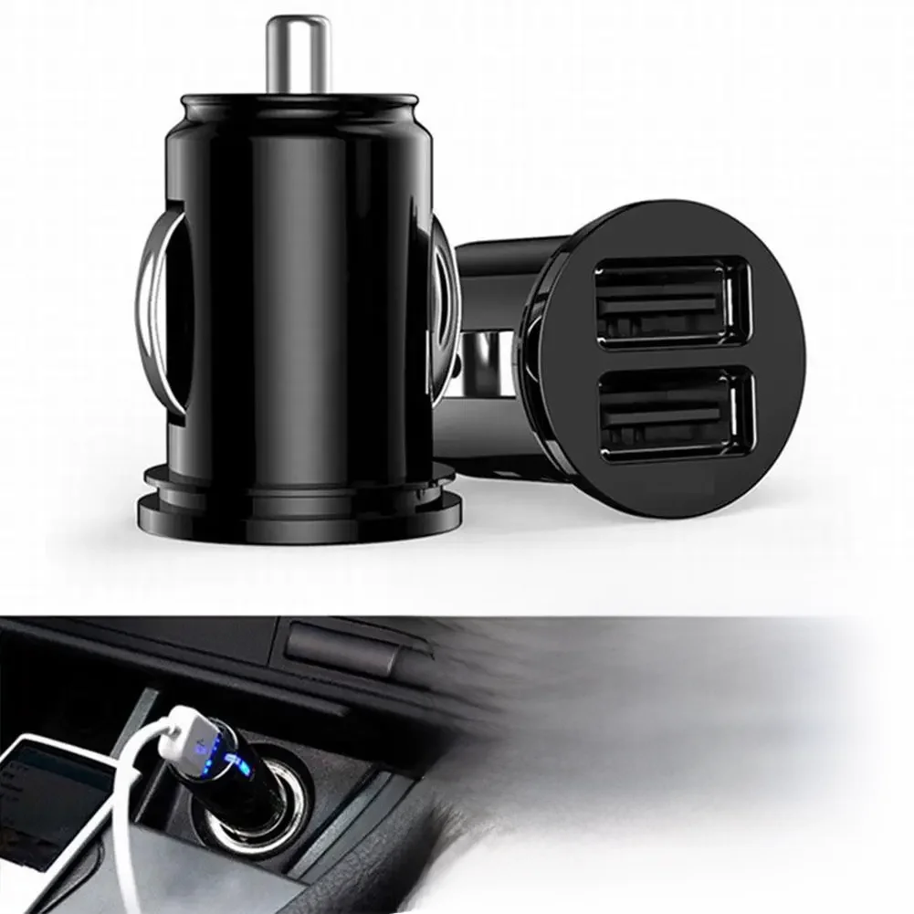 Chargeur de voiture USB pour touristes, allume-cigare Laguna, adaptateur secteur, charge rapide, chargeur de téléphone pour tous les matins intelligents, graphite A, 5V, 2 ports