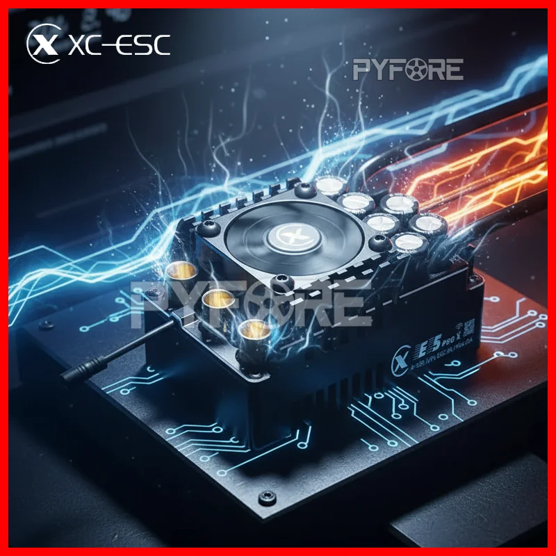 

XC E5 PRO 250A 6-12s LiPo Sensored Brushless Esc 1/5 1/6 Scale Rc Багги Monster Truck Дорожный автомобиль Электронный регулятор скорости