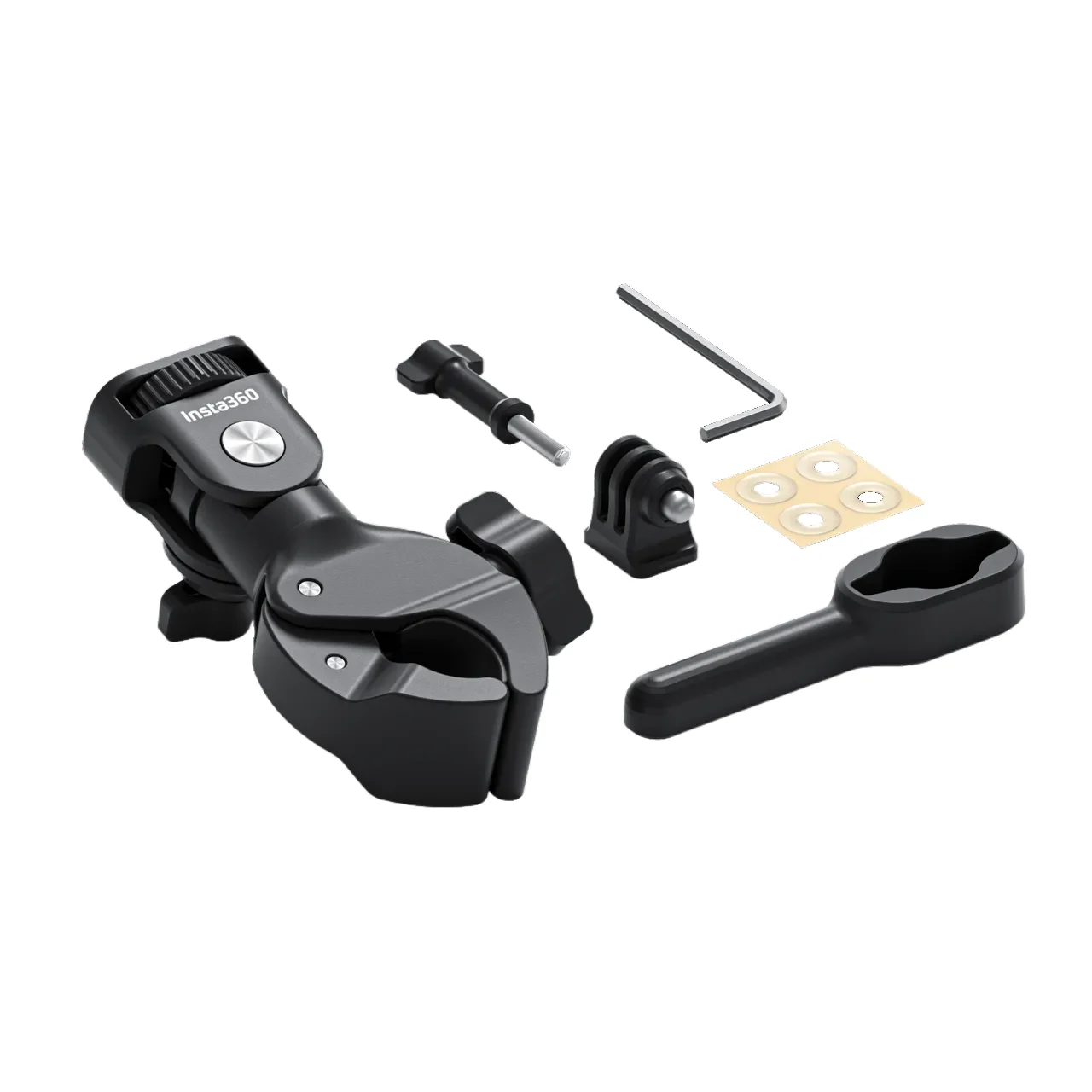 Insta360 Heavy Duty Clamp | Mount for Cameras |Compatible with GO Ultra, X5, Ace Pro 2, X4, GO 3S, Ace Pro, Ace, GO 3