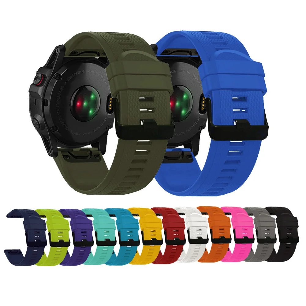 New Garmin Fenix3 3HR 5X/6X Plus Pro GPS quick release Silicone Material Watch Wrist Strap Bands Bicycle Computer Replace Cheap