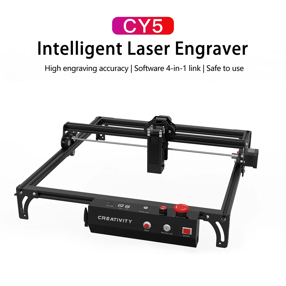 5w Laser Engraver with Air Assist Laser Engraving Machine with Rotary Roller High Precision Laser Cutter and Engraver for Wood