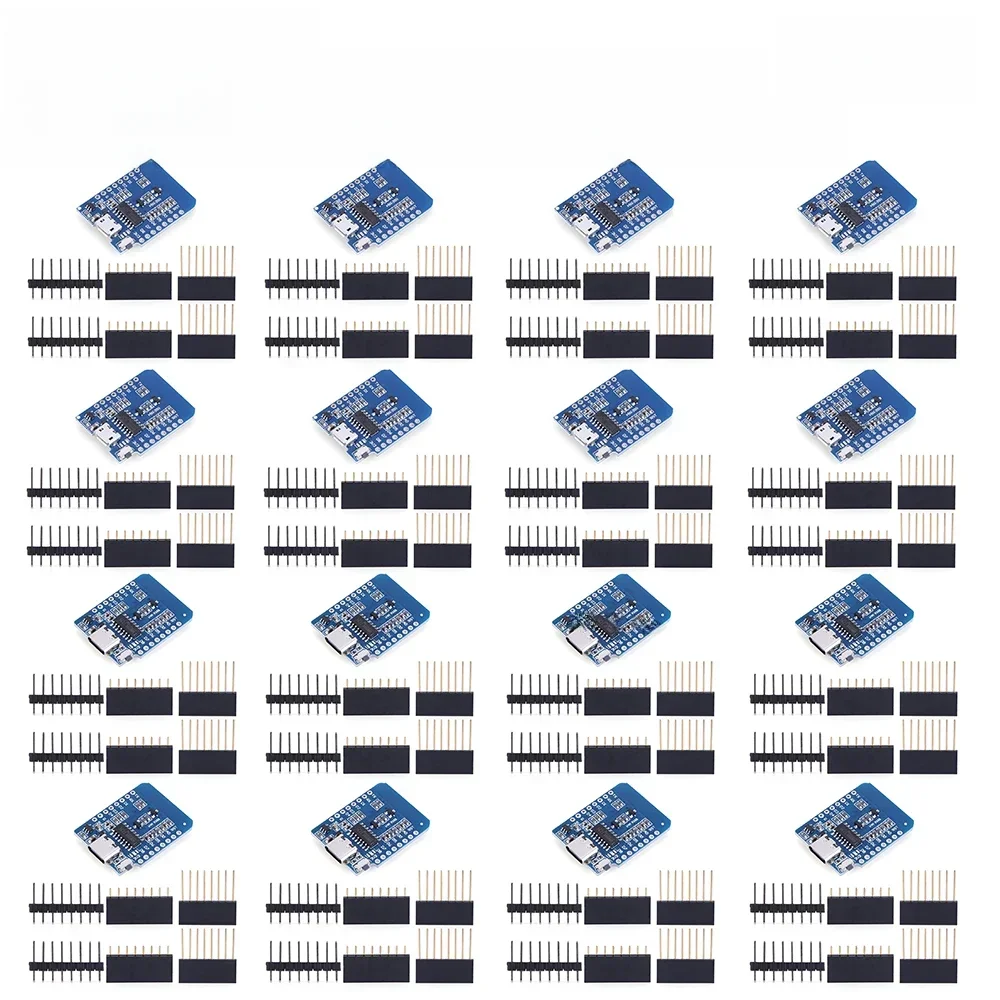 1-20pcs mini esp8266 ESP-12 usb wemos d1 mini wifi entwicklungs board ESP-12F ch340g v2 d1 nodemcu lua iot board 3,3 v mit stiften