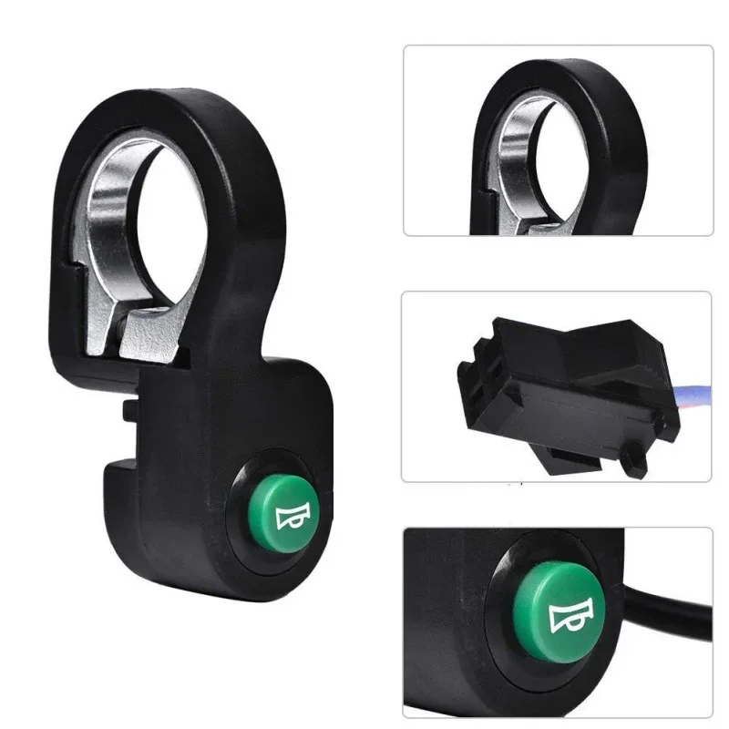 AliExpress Electric Bike Horn Switch E-Bike Horn Button for 22.5mm diameter handlebars E Scooter Electric Bicycle Accessories