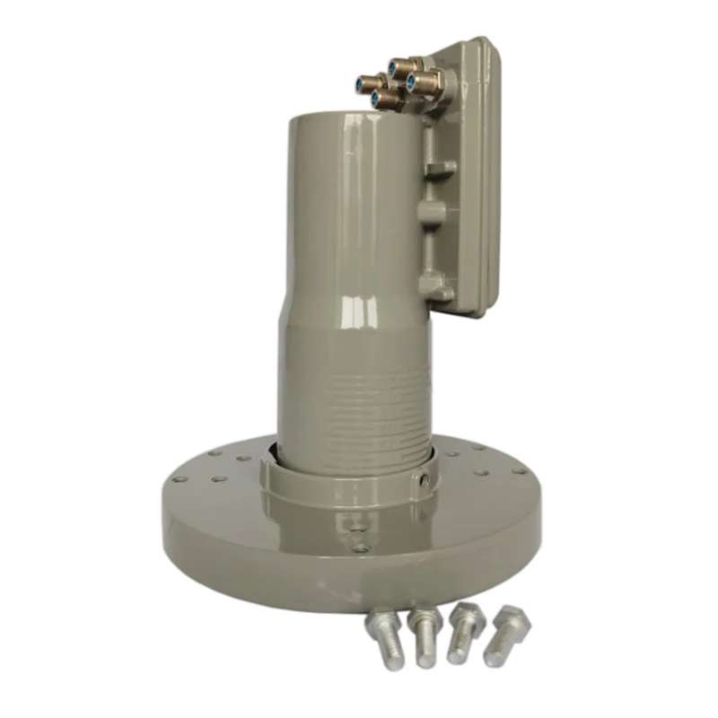 C-диапазонный одинарный двойной четырехвыходный полосовой фильтр 5G LNB LNBF 17k с высоким коэффициентом усиления 65 дБ заводская цена