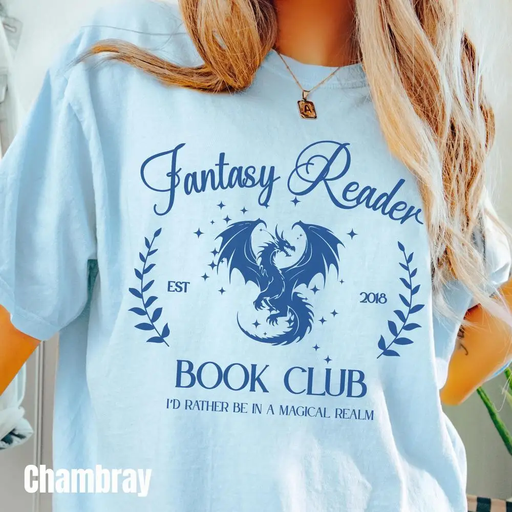 

Женская хлопковая футболка Fantasy Book Club Футболка Celestial Book Lover Футболка Fantasy Book Reader Футболка с графическим принтом Модные укороченные топы
