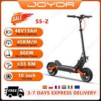 JOYOR S5-Z Scooters Electric 600W 48V13Ah with Turn Signal Electric Scooter 10inch Off-road Air Tire High Hanging City E-Scooter
