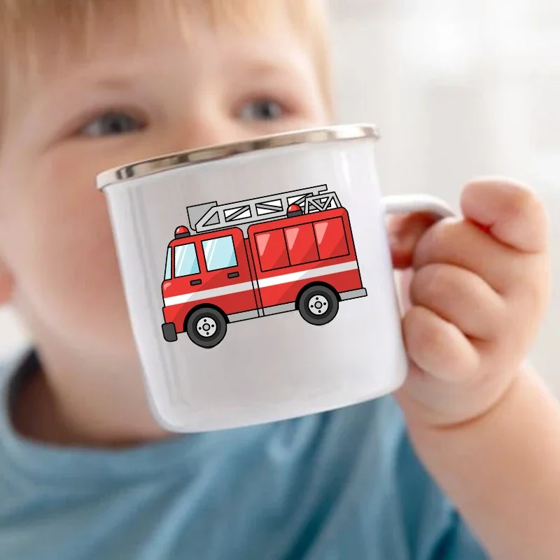 Tasse personnalisée pour enfants chocolat chaud voiture personnalisée avec nom tasse pour garçons enfants poignée tasses cadeaux de fête d'anniversaire cadeau pour enfants