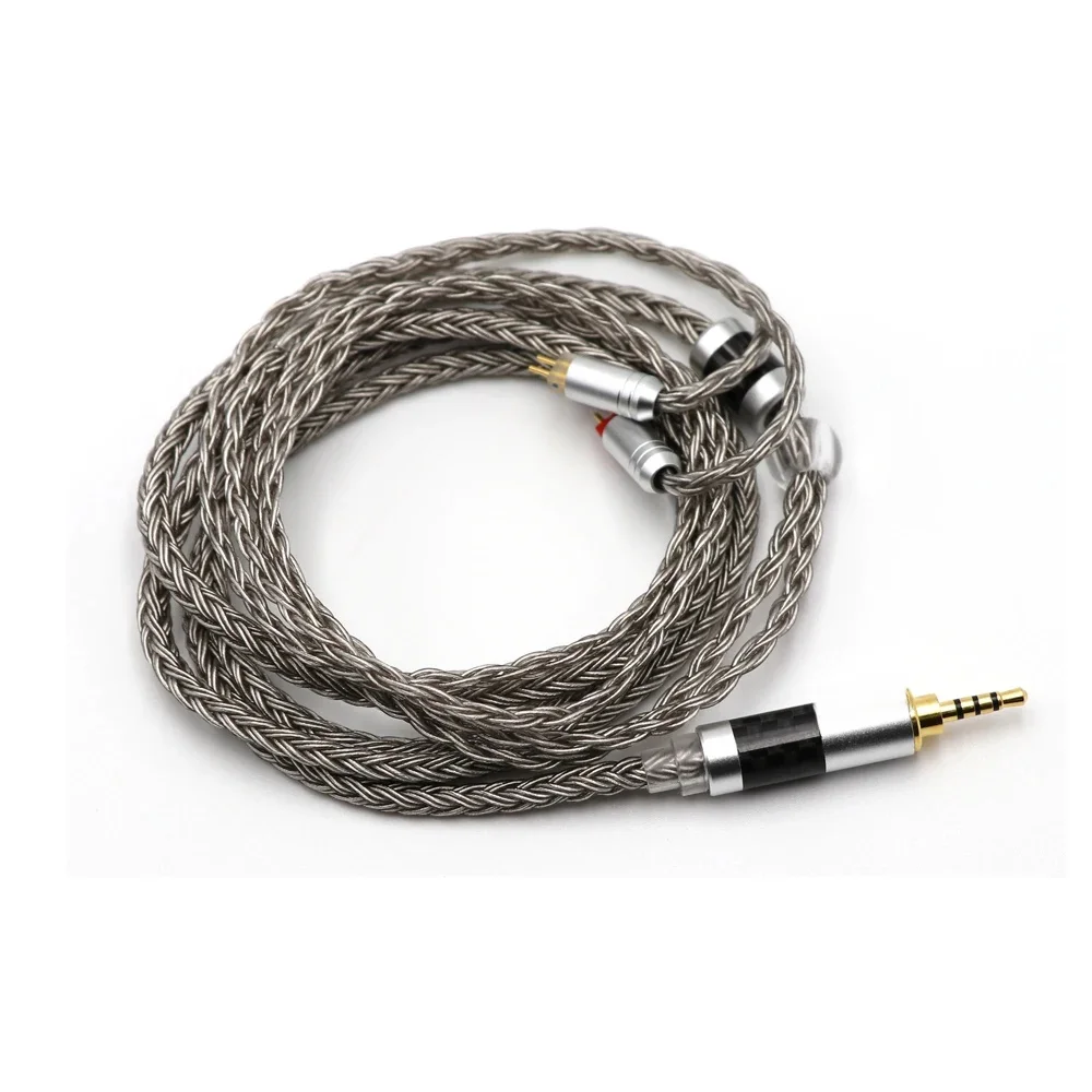 Tripowin Zonie 2 metry 16-żyłowy posrebrzany kabel Kabel słuchawkowy SPC QDC MMCX 2 PIN dla 7HZ Zero — zdjęcie produktu 7