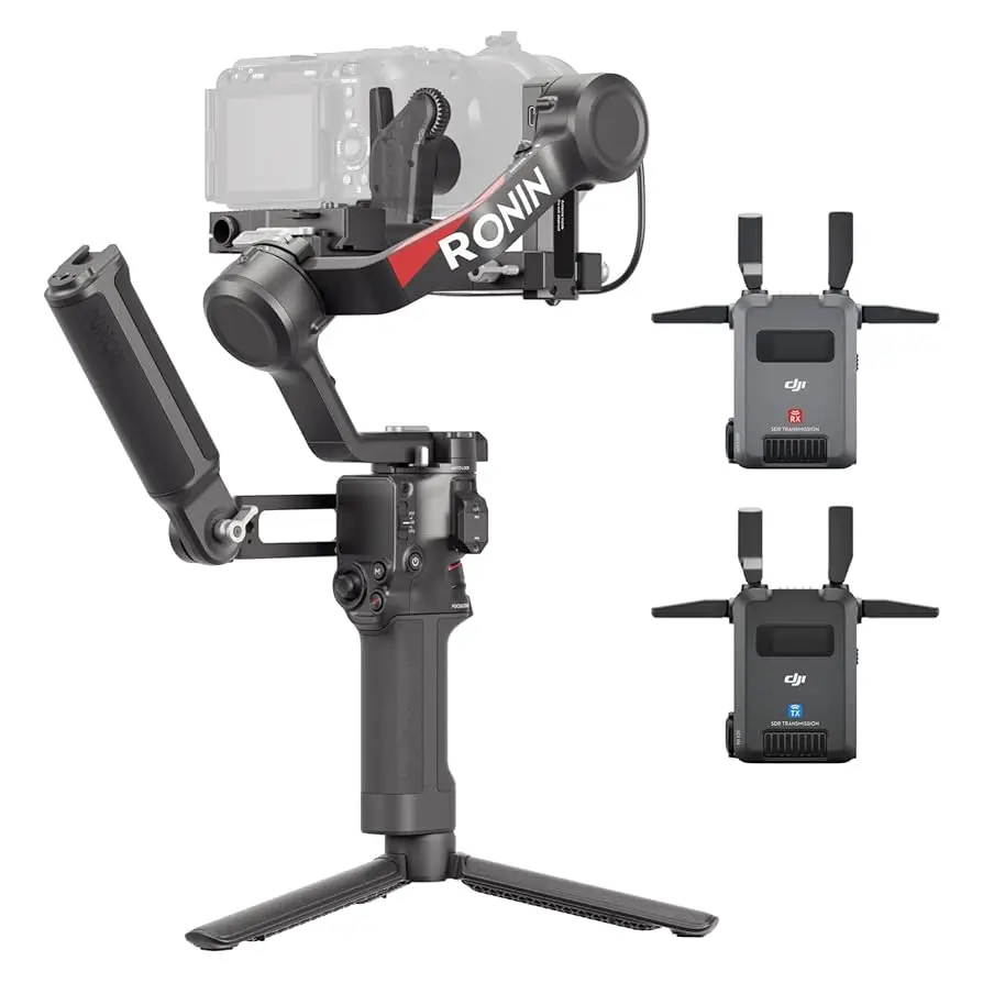 Novo dji rs 4 pro combo, estabilizador gimbal de 3 eixos para câmeras para dslr e estabilizador de câmera de cinema canon/sony/panasonic/nikon