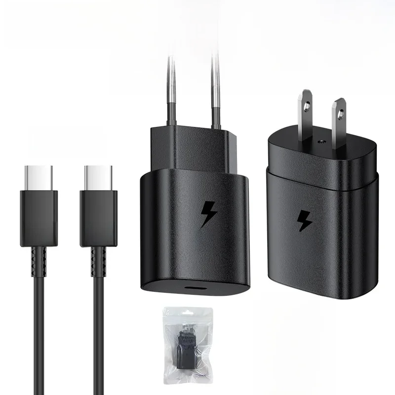 Chargeur Samsung Original 25w, Charge Super rapide, adaptateur de Type C, Samsung Galaxy S25 S24 S24 FE S23 S22 A35 A34 Z Fold Z Flip 7 6 5