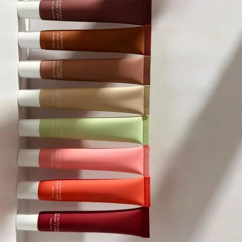 Summer Friday's Vanille Beige Lippenbalsem Hydraterende Transparante Lipstick Set Gladde Zachte Buis Spiegel Lipgloss Lip Makeupv - afbeelding 2