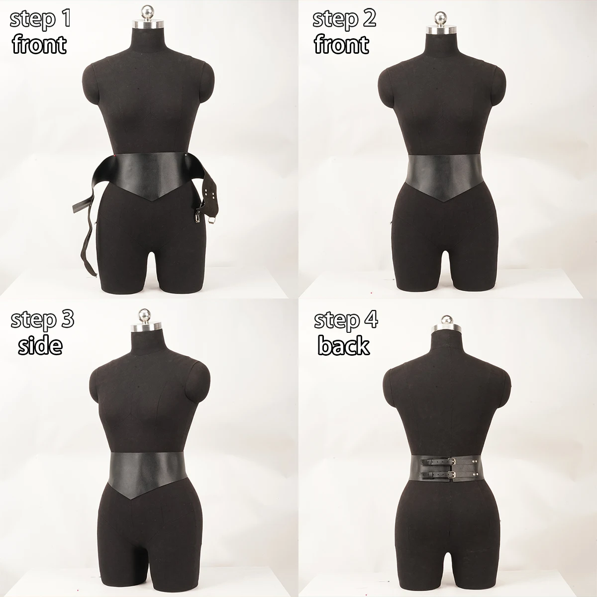 Women Trend Punk Belt Fashion Belt Female Street Style Underbust Corset Belt Wear Corset Top Clothing Women Leather Corset