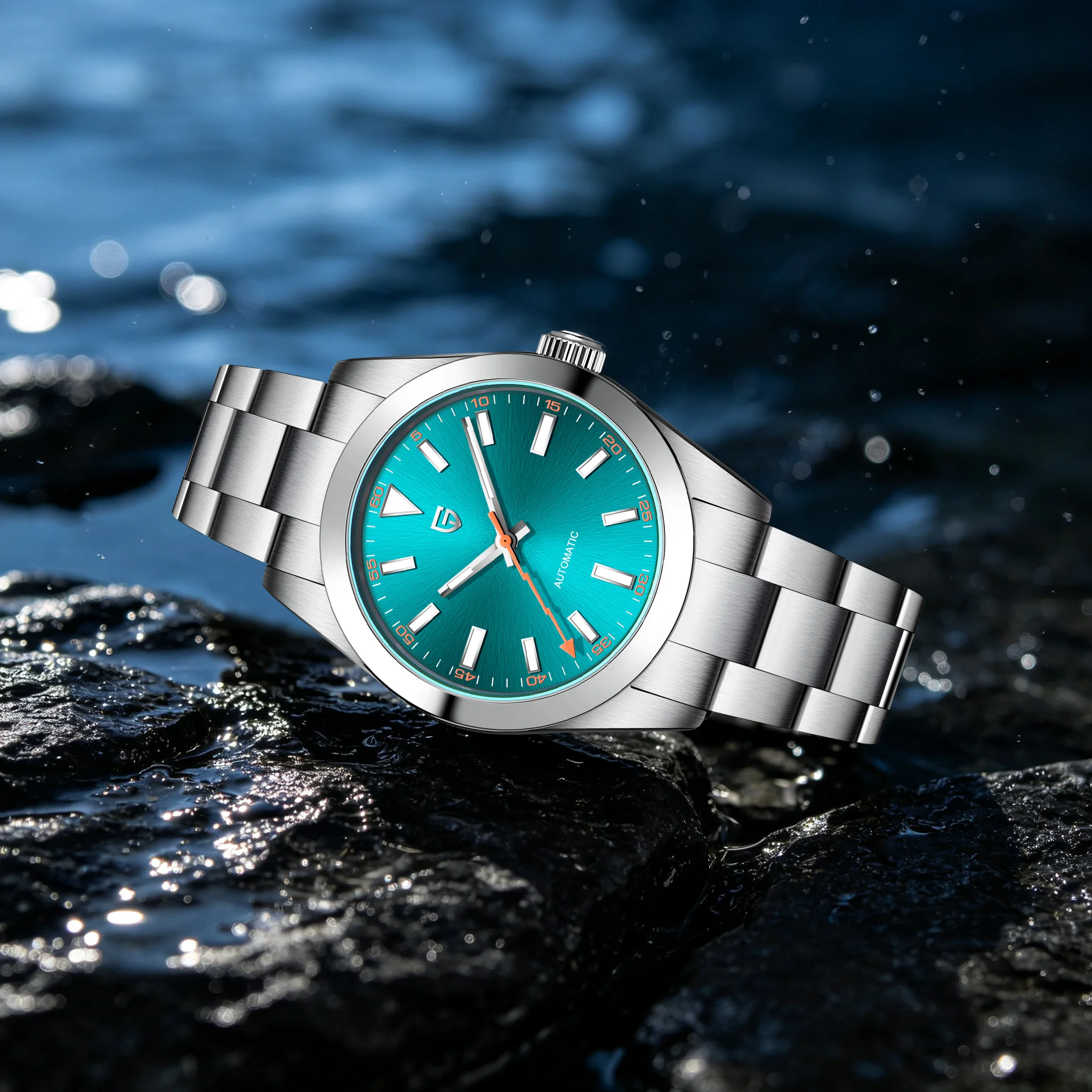 2026 PAGANI DESIGN Fashion Simple Men Automatic Mechanical Watch Sunburst Dial Luminous Waterproof Stainless Watch For All-Match