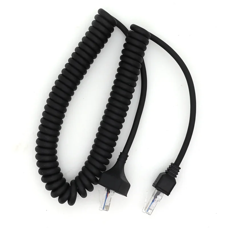 RJ-45 8-pinowy na 8-pinowy kabel mikrofonowy Zamiennik przewodu mikrofonowego do Kenwood KMC-30 KMC-32 KMC-35 KMC-36 KMC65 KMC66 TK-7100 — zdjęcie produktu 7