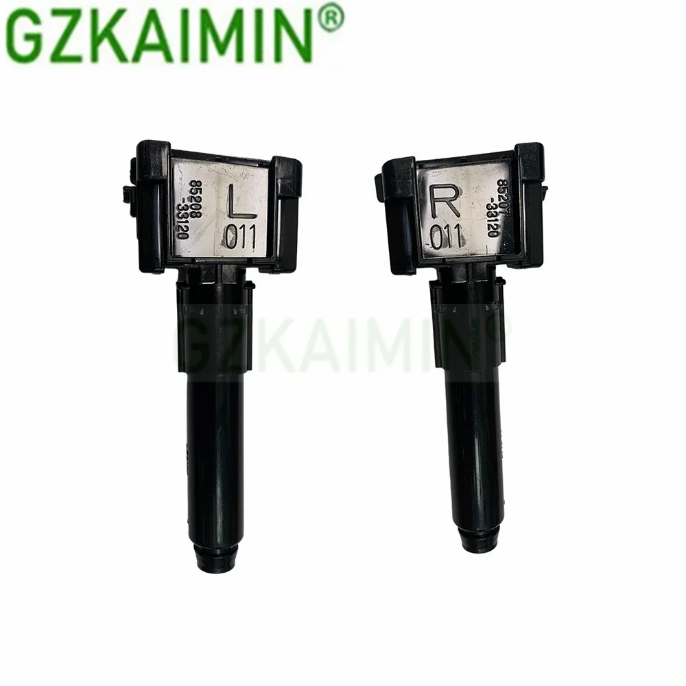 2 PCS Left &Right Headlight Cleaning Washer Nozzle Car Headlamp Cleaning Jet OEM 85208-33120 8520833120 85207-33120 8520733120