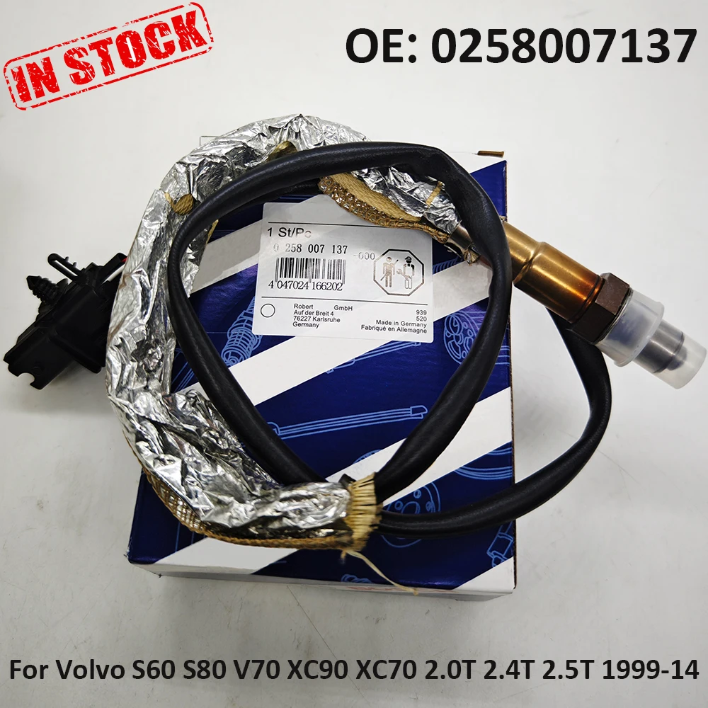 New 0258007137 9202988 Upstream Oxygen Sensor 8670276 0258007368 For Volvo C70 S70 S80 V70 2.0L XC70 XC90 2.5L