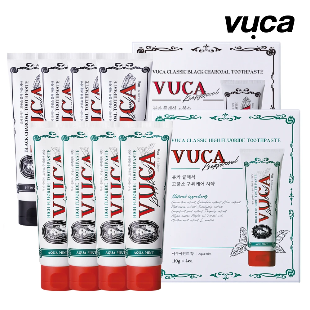 [مجموعة التخطيط] Buuka Gobulsu Bad Breath Care أكوا مينت + فحم أسود 4Ea (إجمالي 8Ea)