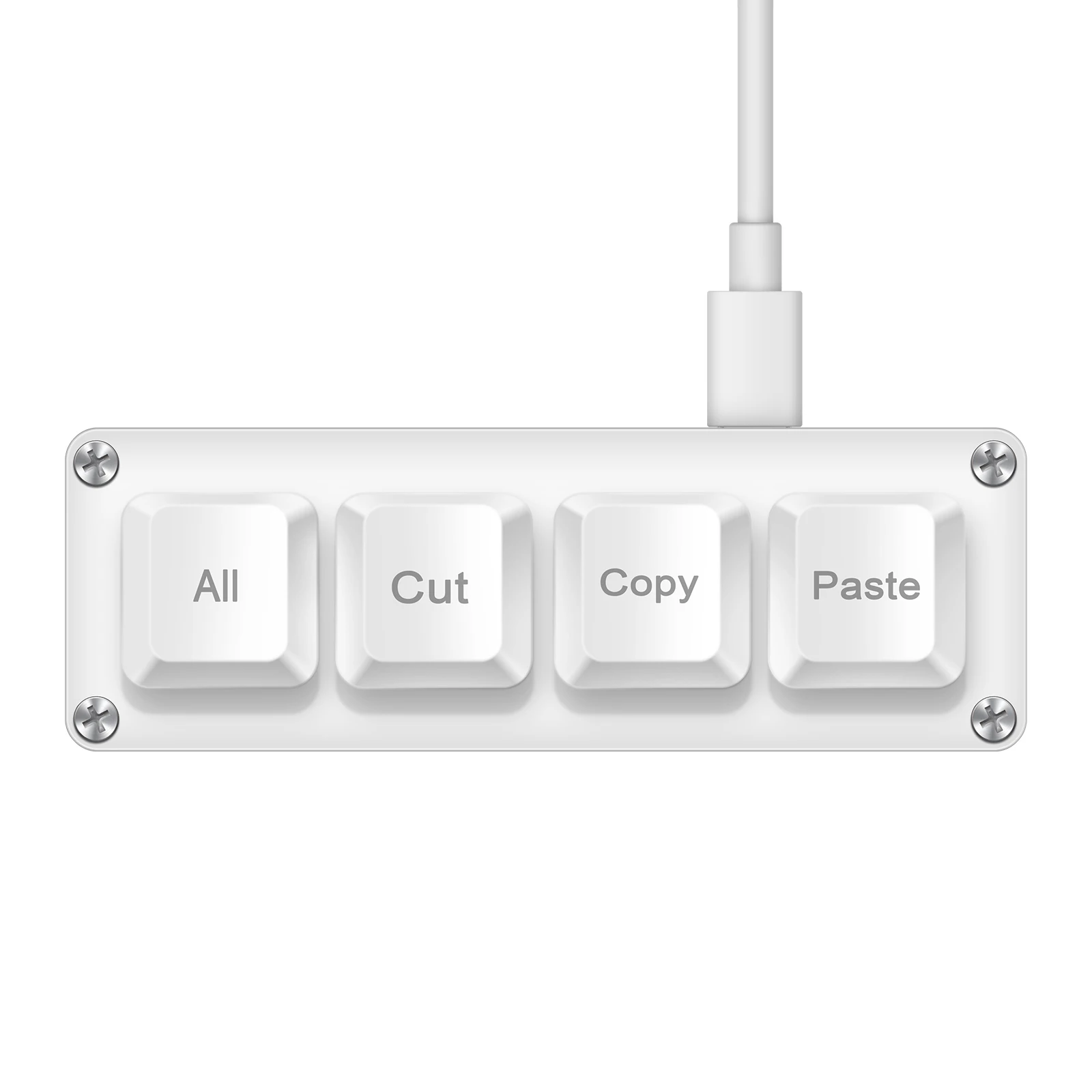SAYODEVICE 4-przyciskowa Mini Klawiatura Skrótów Klawiszowych do Pracy w Biurze, Makro, Klawiatura do Gier Rhythm OSU, Gamingowa Klawiatura USB Przewodowa z Możliwością Wymiany Przełączników Podczas Pracy (Hot-Swap) — zdjęcie produktu 7
