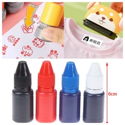 10ml DIY Colorful Flash Refill Ink Photosensitive Seal Stamp Oil For Wood Paper Wedding Scrapbooking Make Seal Office Supply