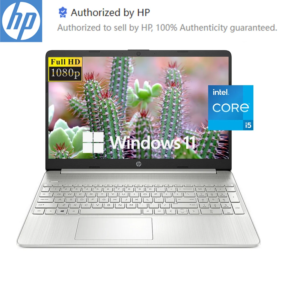 Hp 15.6 "Fhd Ips Vlaggenschip Laptop Computer,Intel Core I5-1135G7, 16Gb Ram, 1Tb Ssd, Iris Xe Graphics, Wifi 6,Windows 11 Home, Zilver