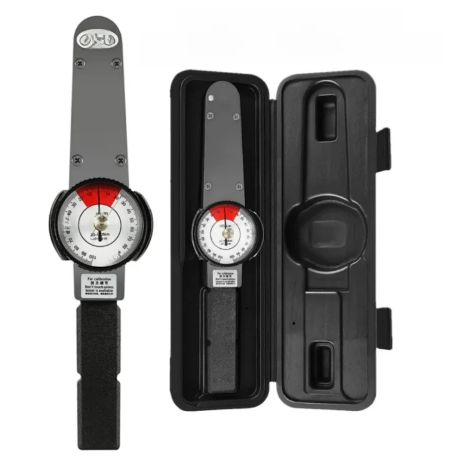 Clé dynamométrique indicateur à cadran de haute précision 0-100 Nm, indicateur de couple, compteur de couple d'entraînement 1/2 ", outil de mesure professionnel